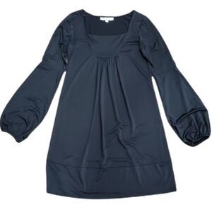 Sophia Eugene Black Balloon Sleeve Tunic Dress S